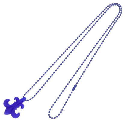 Chrome Hearts Rubber BS Fleur Blue Necklace Size ONE SIZE