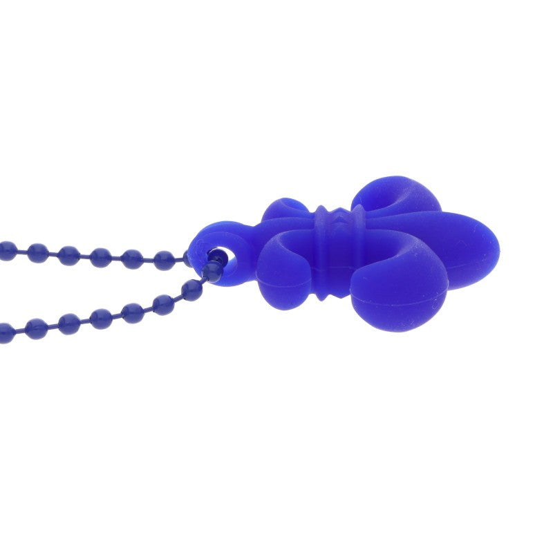 Chrome Hearts Rubber BS Fleur Blue Necklace Size ONE SIZE