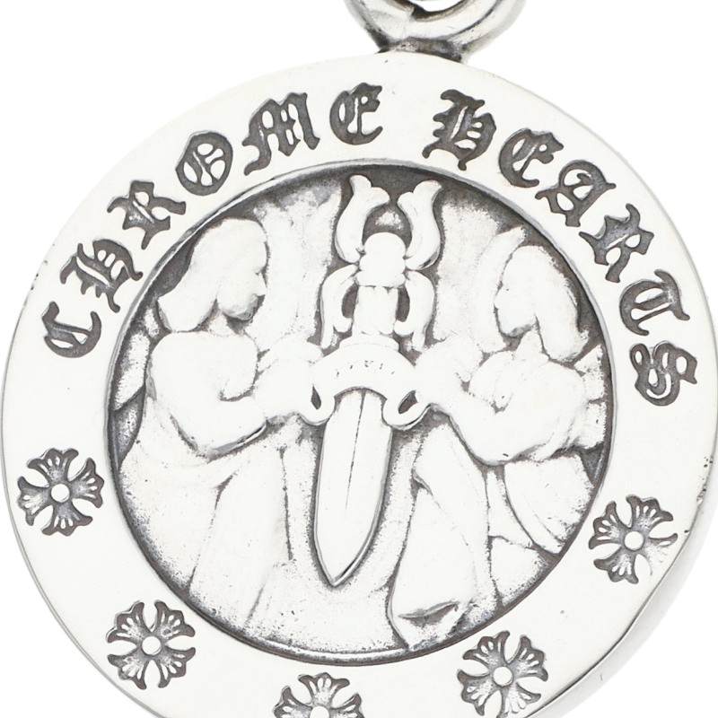 Chrome Hearts Angel Medal Charm V2 Silver 925 Size ONE SIZE