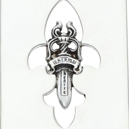 Chrome Hearts Flare Dagger Dog Silver Necklace Size ONE SIZE