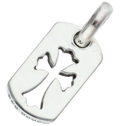 Chrome Hearts Tiny Cutout Cross Silver Charm Size ONE SIZE