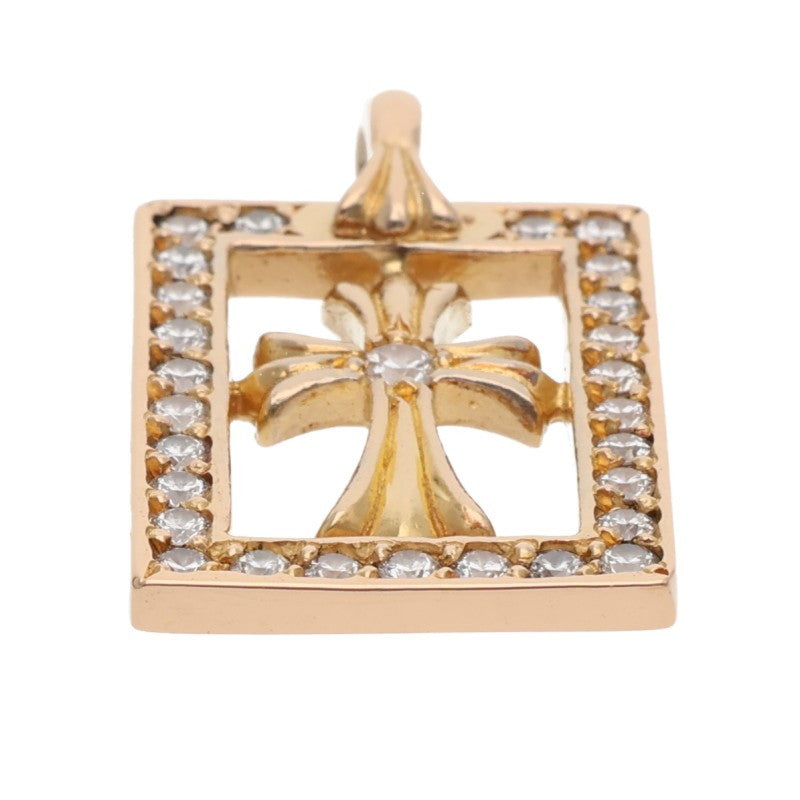 Chrome Hearts 22K Pave Diamond Open Pendant Size ONE SIZE