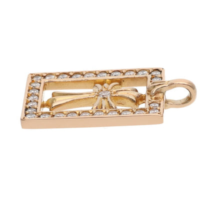 Chrome Hearts 22K Pave Diamond Open Pendant Size ONE SIZE