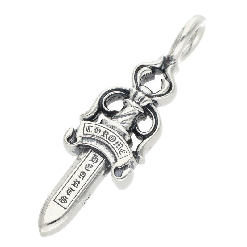Chrome Hearts Double Dagger Silver Pendant