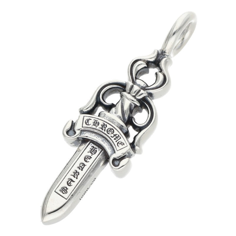 Chrome Hearts Double Dagger Silver Pendant