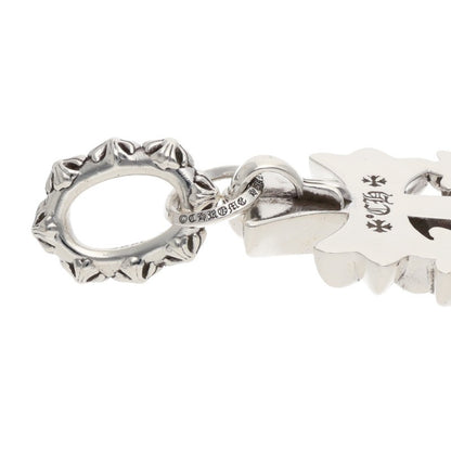 Chrome Hearts Large Triple CH Silver Pendant Size ONE SIZE