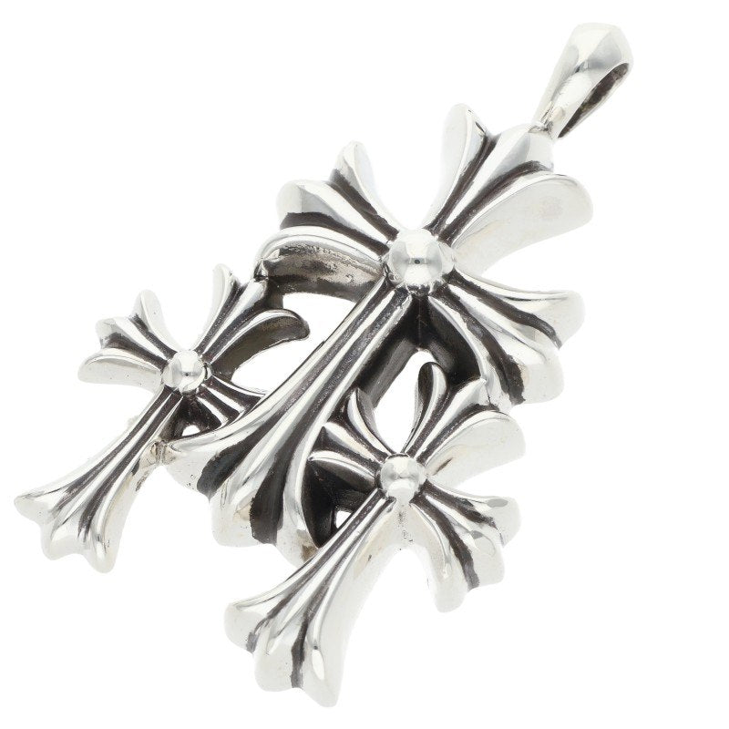 Chrome Hearts 925 Silver Small Cross Pendant Size ONE SIZE