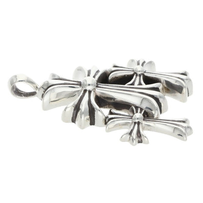 Chrome Hearts 925 Silver Small Cross Pendant Size ONE SIZE