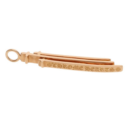Chrome Hearts 22K RS3 Cross Gold Charm Size ONE SIZE