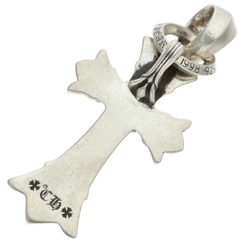 Chrome Hearts Double CH Cross Silver Pendant Size ONE SIZE