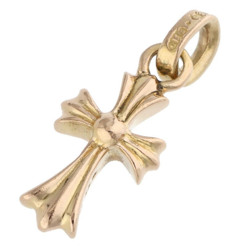 Chrome Hearts 22K Yellow Gold Baby Cross Charm Size ONE SIZE
