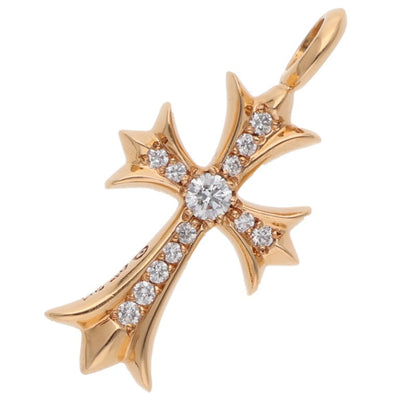 Chrome Hearts 22K Tiny Fat Diamond Pendant Size ONE Multi