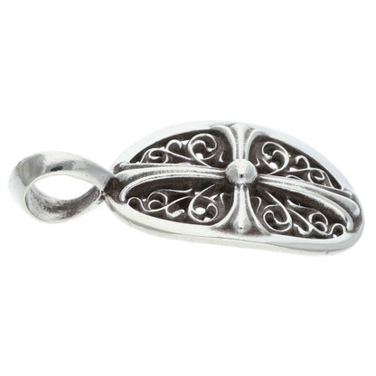 Chrome Hearts 925 Classic Oval Silver Pendant Size ONE SIZE