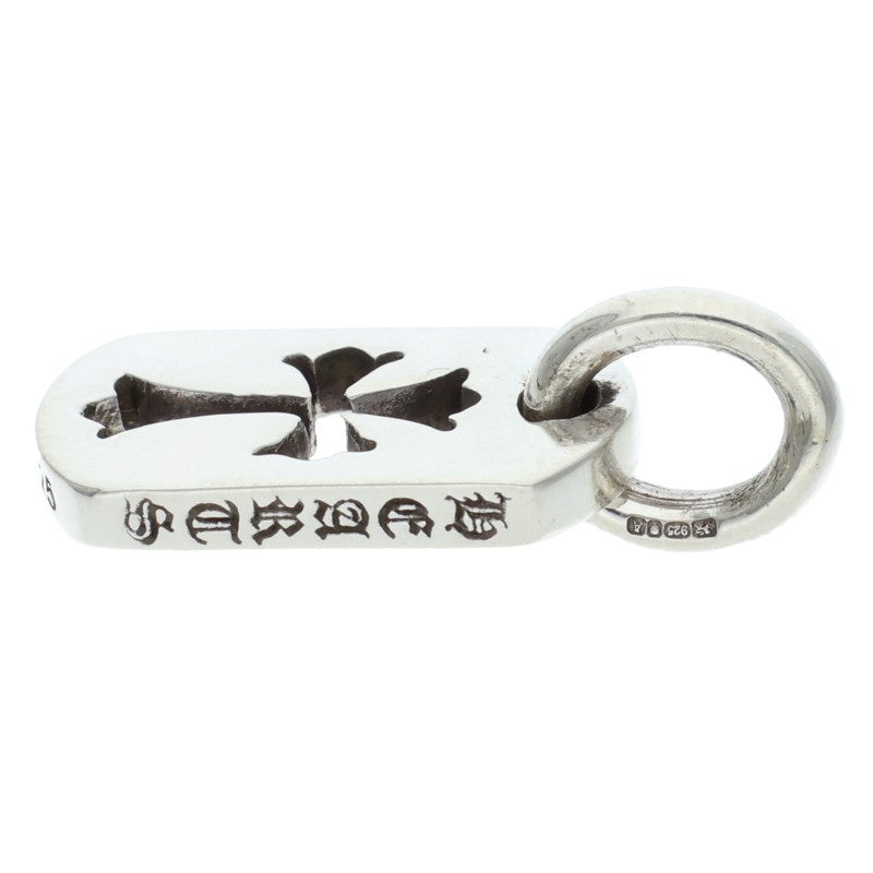 Chrome Hearts 925 Tiny Cutout Cross Tag Silver Size ONE SIZE