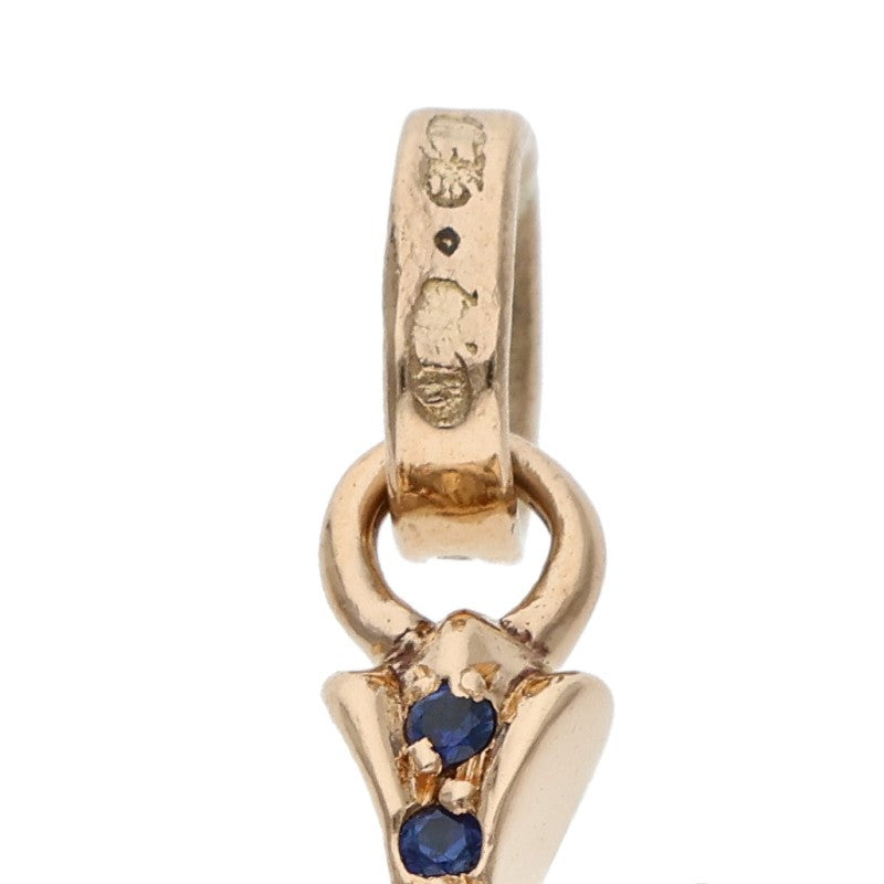 Chrome Hearts 22K Baby Fat Sapphire Charm Size ONE SIZE