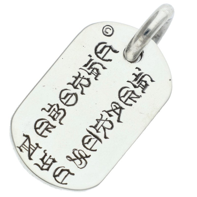 Chrome Hearts 925 Small Dog Tag Limited Silver Necklace Size ONE SIZE