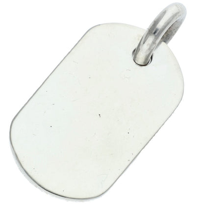 Chrome Hearts 925 Small Dog Tag Limited Silver Necklace Size ONE SIZE
