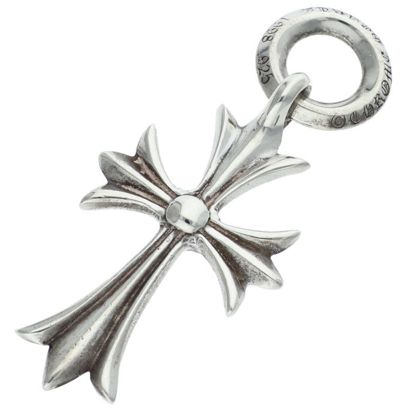 Chrome Hearts Tiny CH Cross Charm Silver 925 Size ONE SIZE