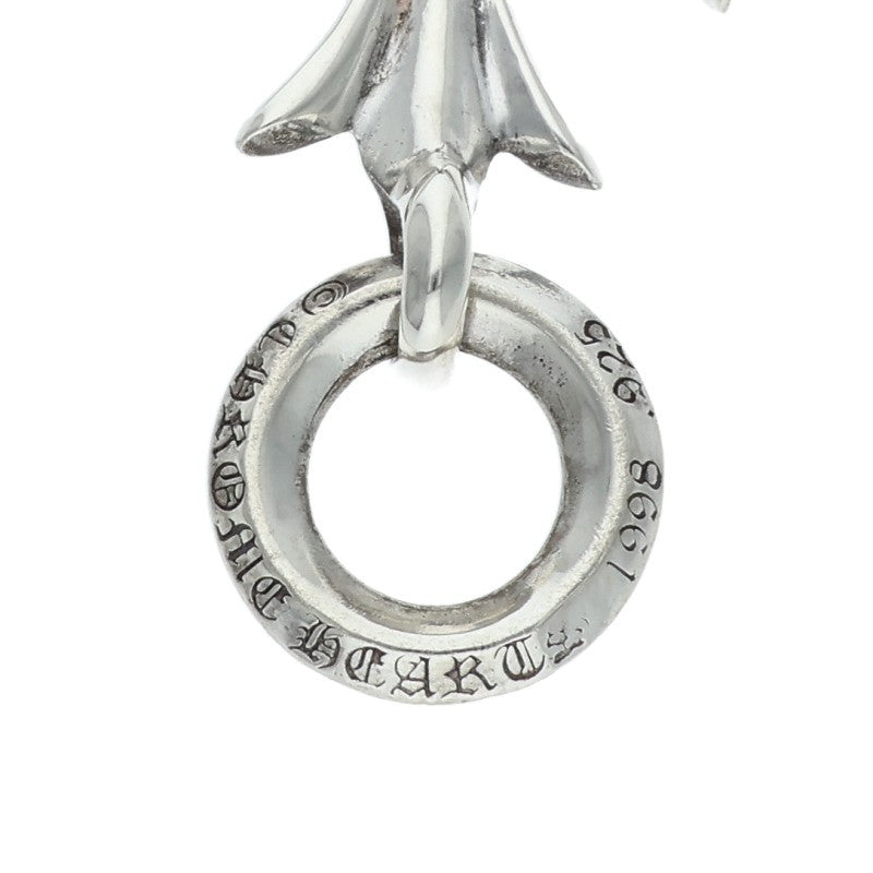 Chrome Hearts Tiny CH Cross Charm Silver 925 Size ONE SIZE
