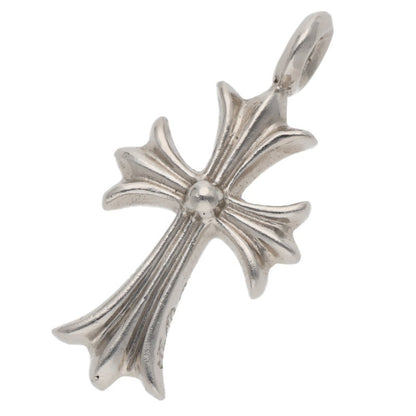 Chrome Hearts Tiny Fat Cross Pendant Platinum Size ONE SIZE