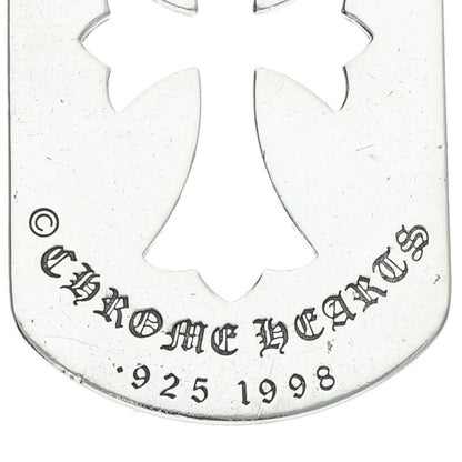 Chrome Hearts Cutout Cross Large Tag Pendant Size ONE SIZE