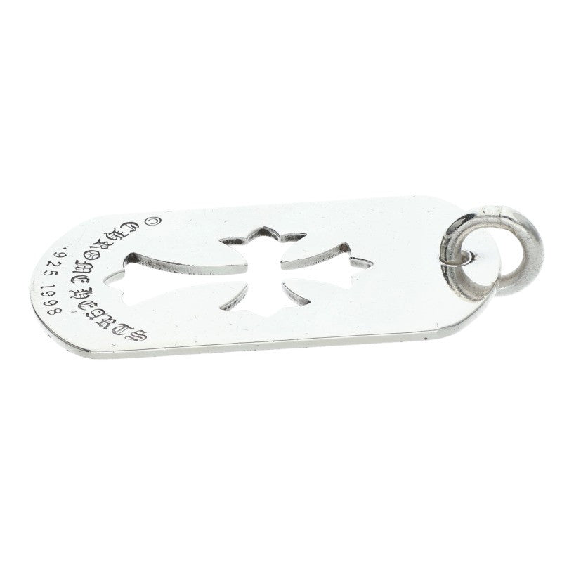 Chrome Hearts Cutout Cross Large Tag Pendant Size ONE SIZE