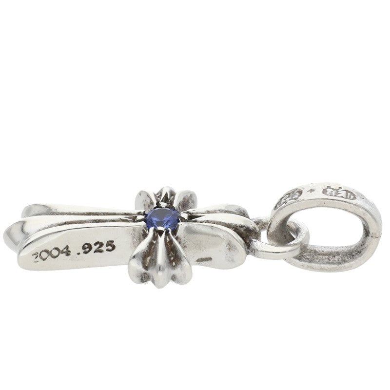 Chrome Hearts Baby Fat 1 Sapphire Silver 925 Necklace Size ONE SIZE