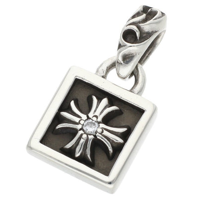 Chrome Hearts Framed CH Plus 1 Silver 925 Necklace Size ONE SIZE