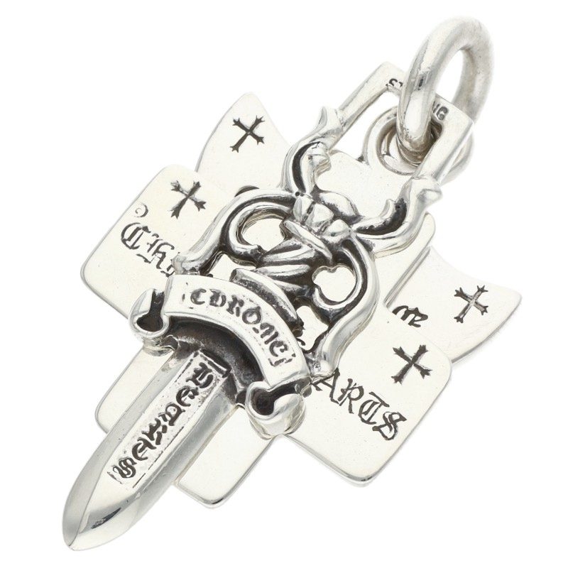 Chrome Hearts 3TRINKETS Silver Pendant