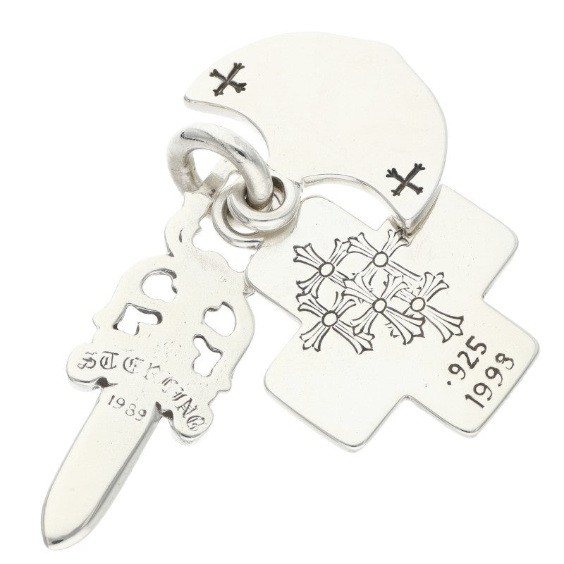 Chrome Hearts 3TRINKETS Silver Pendant