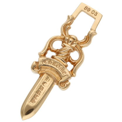 Chrome Hearts 22K #10 Dagger Yellow Gold Necklace Size ONE SIZE