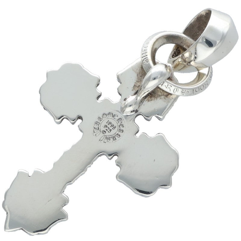 Chrome Hearts 925 Silver Filigree Cross XS Pendant w/ Bale