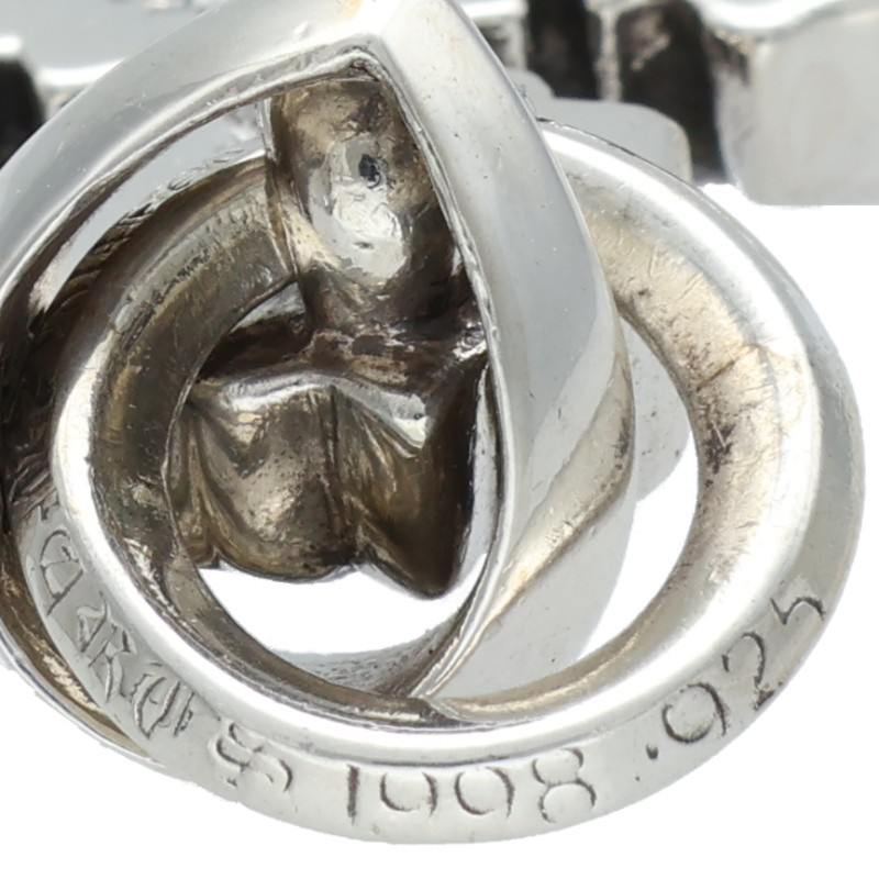 Chrome Hearts 925 Silver Filigree Cross XS Pendant w/ Bale