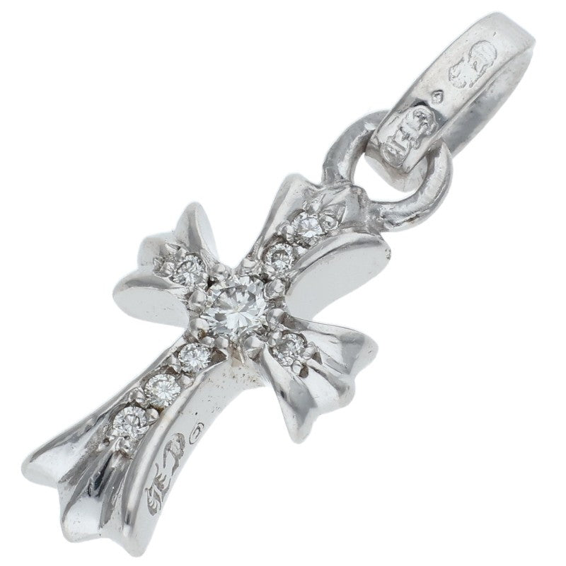 Chrome Hearts 18KWG Pave Diamond Babyfat Charm Size ONE SIZE
