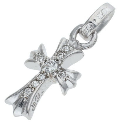 Chrome Hearts 18KWG Pave Diamond Babyfat Charm Size ONE SIZE