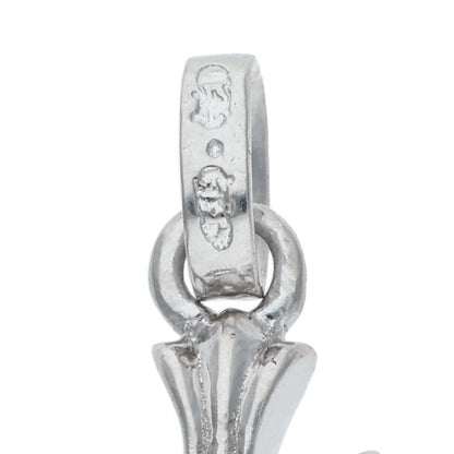 Chrome Hearts 18KWG Pave Diamond Babyfat Charm Size ONE SIZE