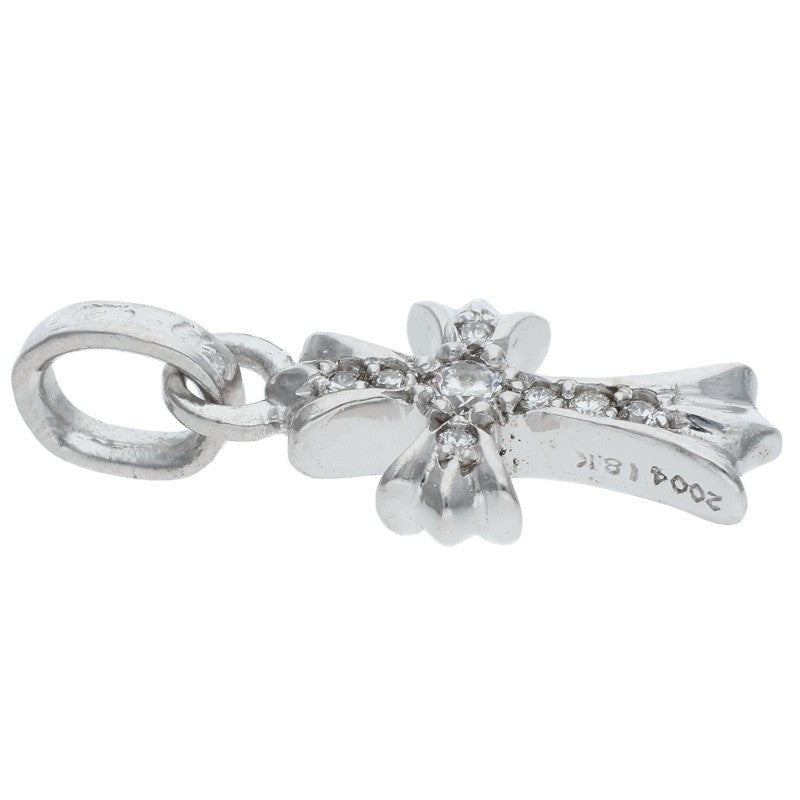 Chrome Hearts 18KWG Pave Diamond Babyfat Charm Size ONE SIZE