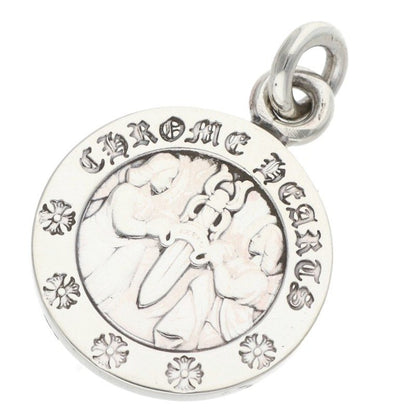 Chrome Hearts Angel Medal Necklace Silver