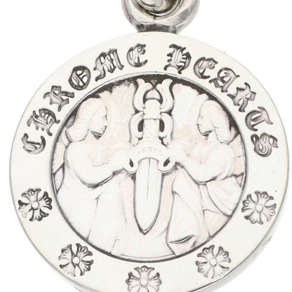Chrome Hearts Angel Medal Necklace Silver