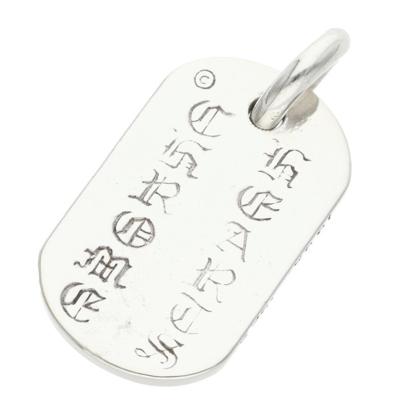 Chrome Hearts Raised Dogtag Silver Pendant Size ONE SIZE