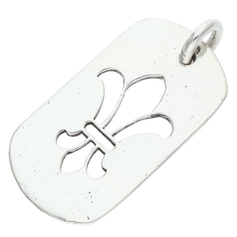 Chrome Hearts Large Silver 925 Dog Tag Pendant Size ONE SIZE