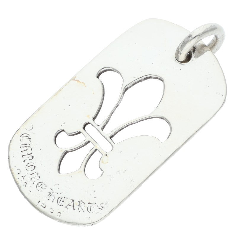 Chrome Hearts Large Silver 925 Dog Tag Pendant Size ONE SIZE