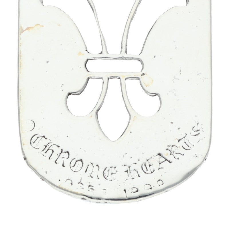 Chrome Hearts Large Silver 925 Dog Tag Pendant Size ONE SIZE
