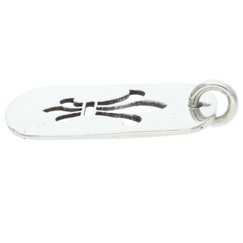 Chrome Hearts Large Silver 925 Dog Tag Pendant Size ONE SIZE