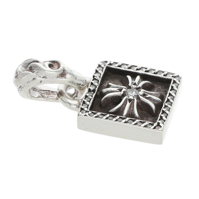 Chrome Hearts FRAMED CH PLUS Diamond Pendant