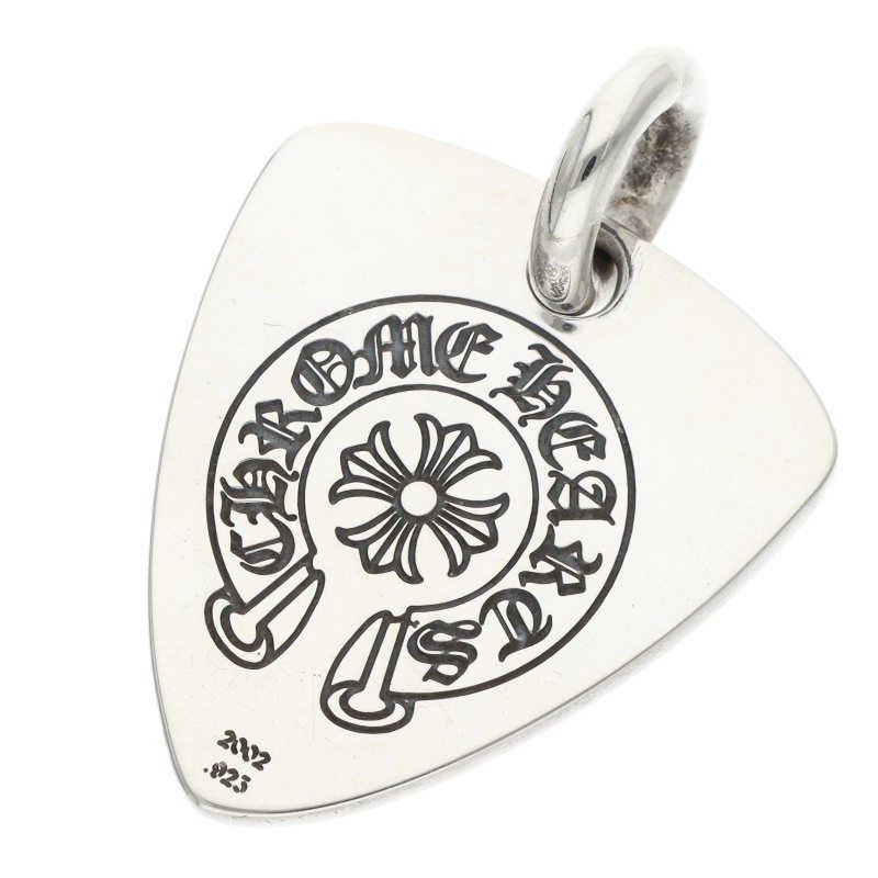 Chrome Hearts GUITAR PICK Silver Pendant