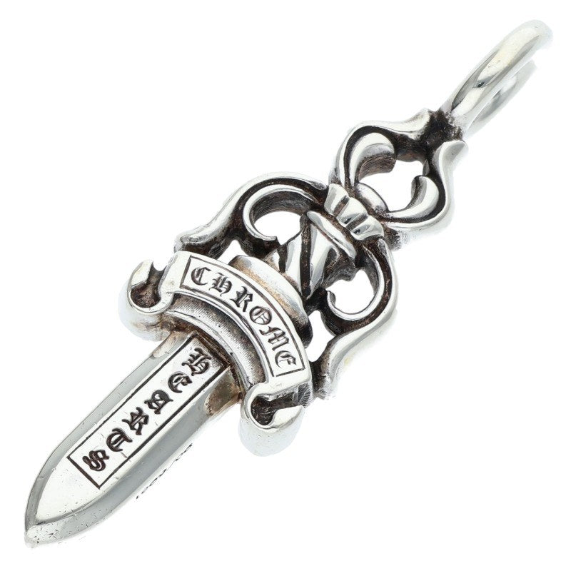 Chrome Hearts Double Dagger Silver Pendant Size ONE SIZE