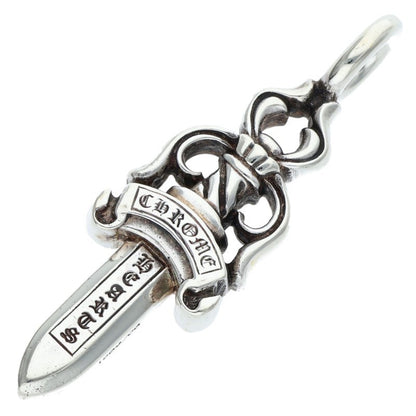Chrome Hearts Double Dagger Silver Pendant Size ONE SIZE