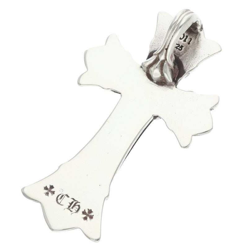 Chrome Hearts Small Double CH Silver Pendant