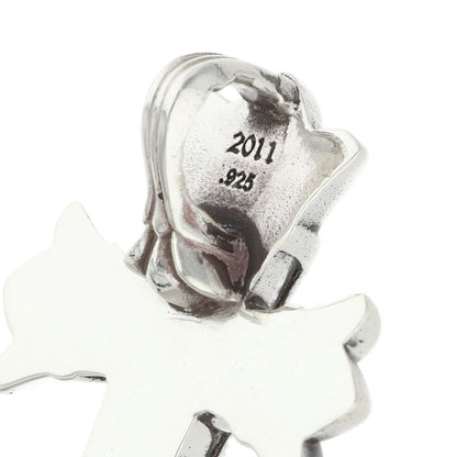 Chrome Hearts Small Double CH Silver Pendant